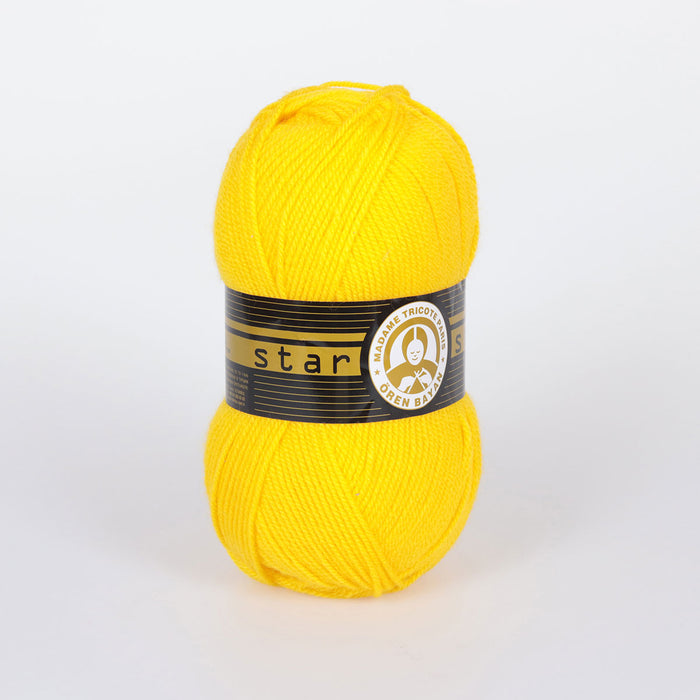 Star Hand Knitting Yarn Yellow