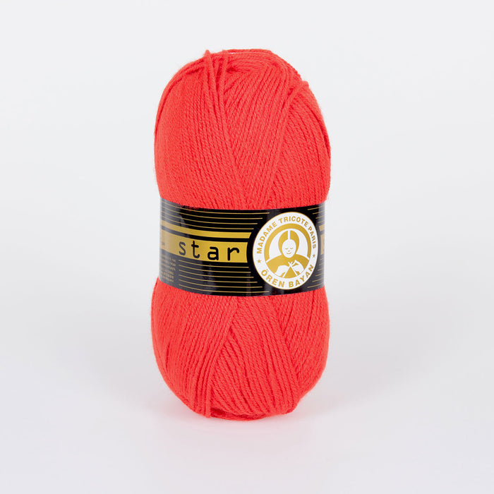 Star Hand Knitting Yarn Red