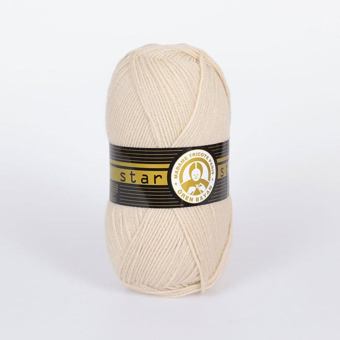 Star Hand Knitting Yarn Soft Beige