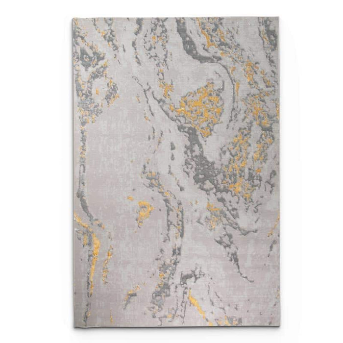 Alin Grey Gold Modern Rug - 05265A