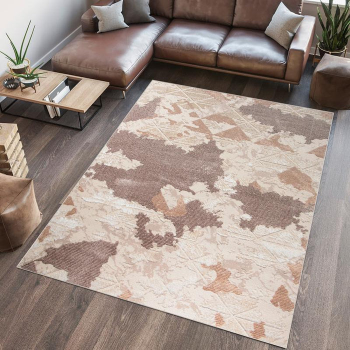 Alin Vizon Brown Modern Rug - 05444A