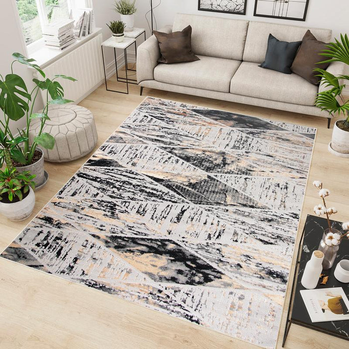 Alin Yellow Grey Rug - 05799F