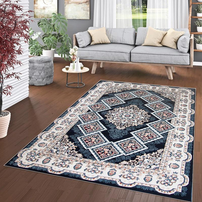 Classic Navy Rug - 09610F