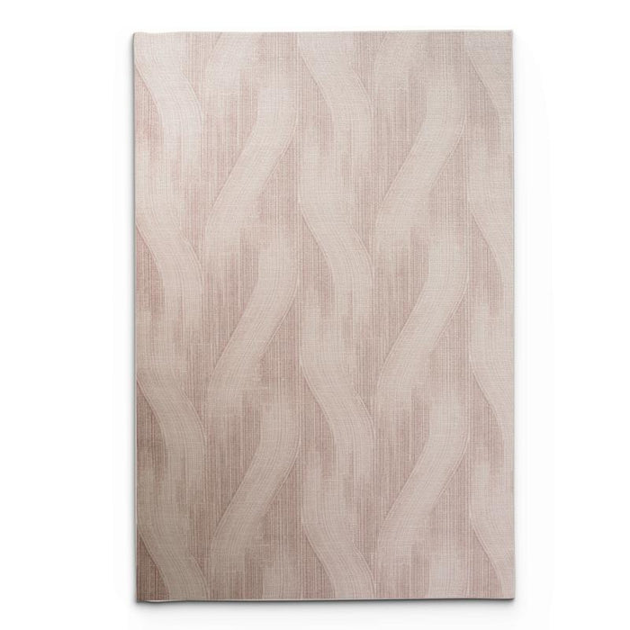 Digital Brown Wave Washable Rug