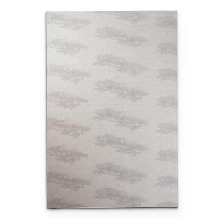 Digital Grey Cloud Washable Rug