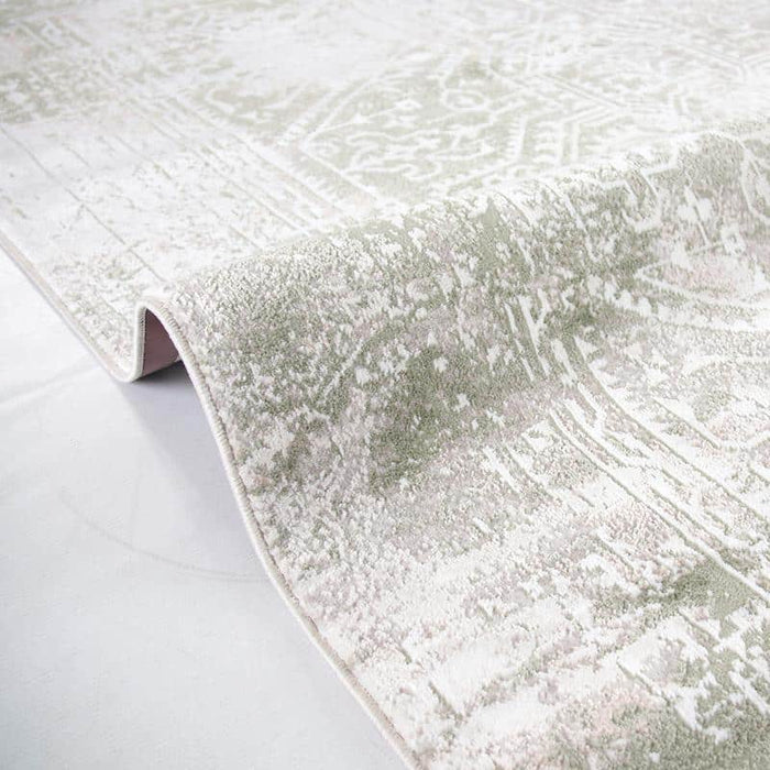 Diva Cream Green Rug - MR242