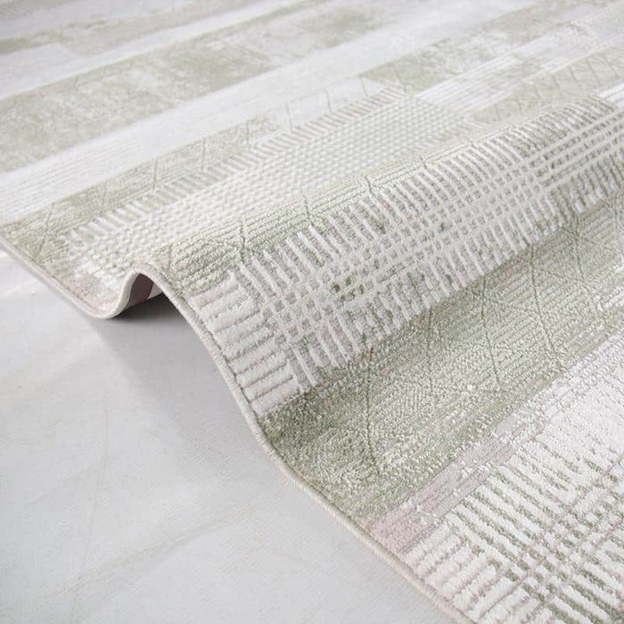 Diva Cream Green Rug - MR414