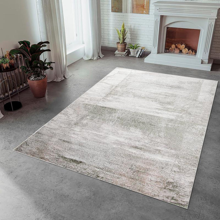 Diva Cream Green Rug - MR428