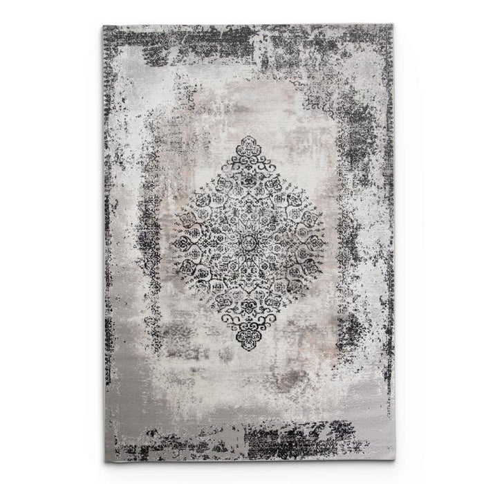 Diva Grey Black Rug MR276