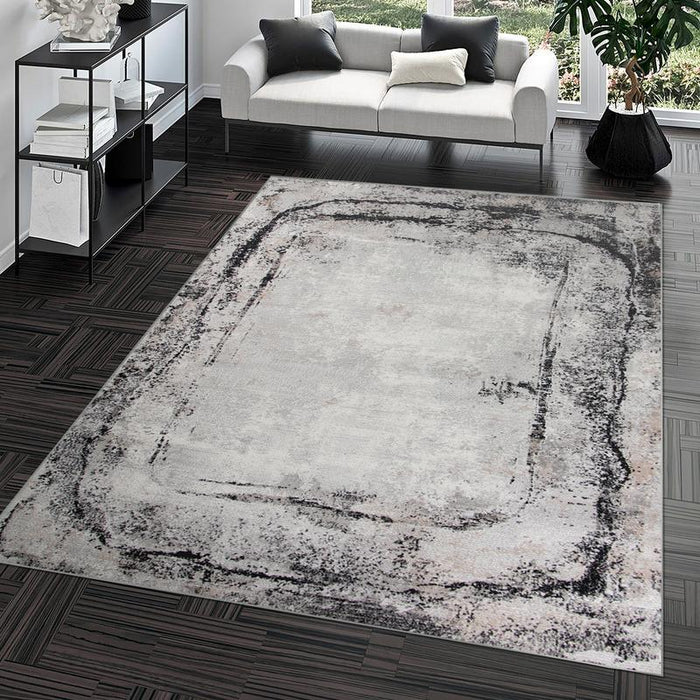 Diva Grey Black Rug MR400