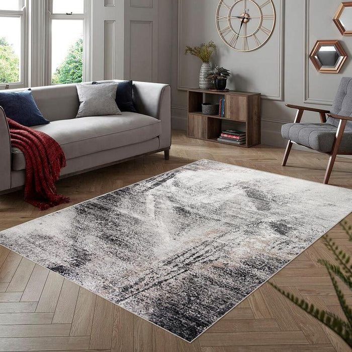 Diva Grey Black Rug - MR426