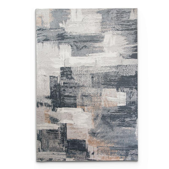 Diva Grey Navy Rug MR208