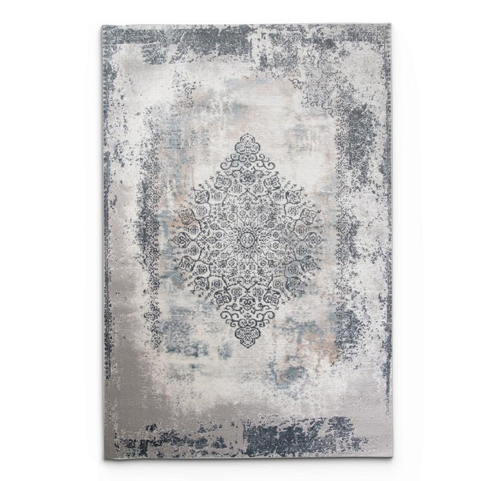 Diva Grey Navy Rug MR276