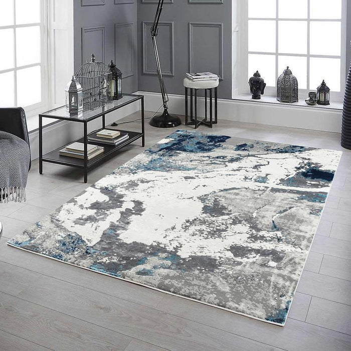 Elit Vibe Grey Blue Rug