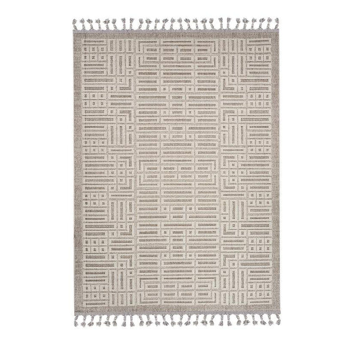 Jute White Beige Rug - 25277A