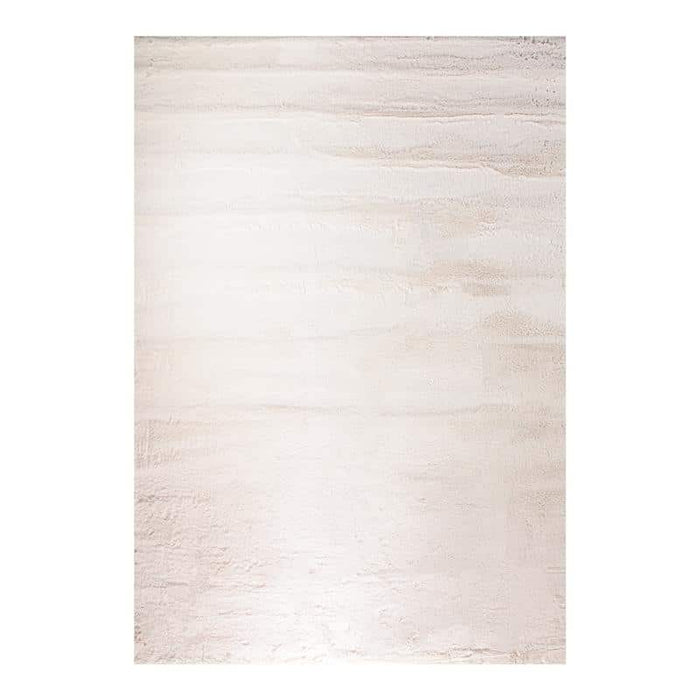 Kurk Faux Fur White Rug