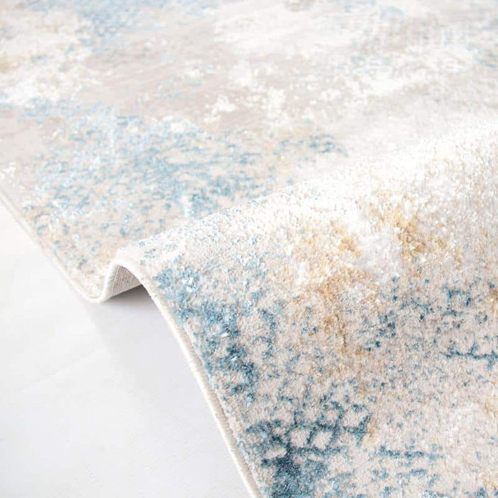 Star Cream Blue Rug - LP423