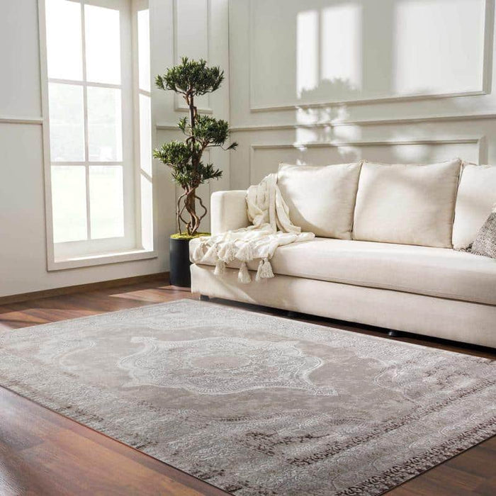 Star Cream Brown Rug - LP438
