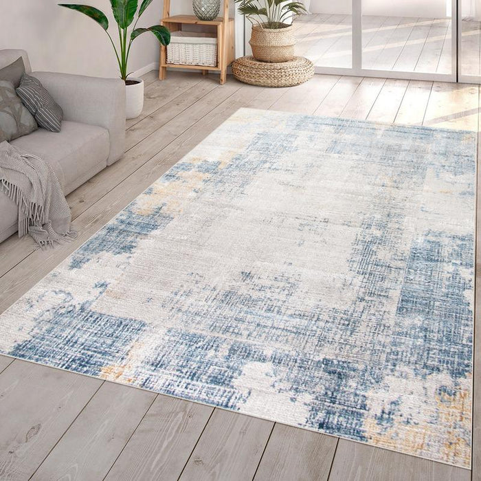 Star Grey Navy Rug - LP432