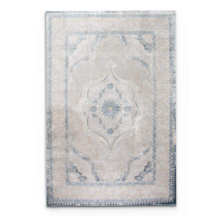 Star Grey Navy Rug - LP438