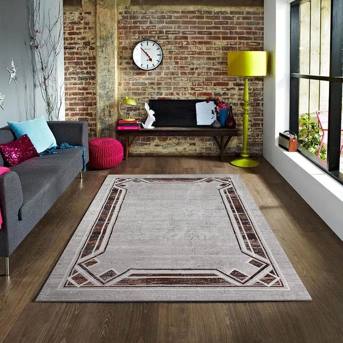 Star Modern Dot Beige Rug - Kristal Carpets