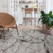 Star Modern Grey Dark Crack Rug - Kristal Carpets