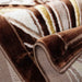 First Class Polyester Brown Rectangle Rug - Kristal Carpets