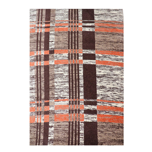 Promo Brown Stripe Line Rug 150x200 - Kristal Carpets