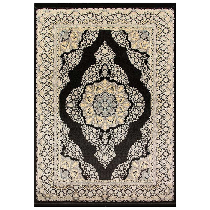 Tena Black Home Rug - Kristal Carpets