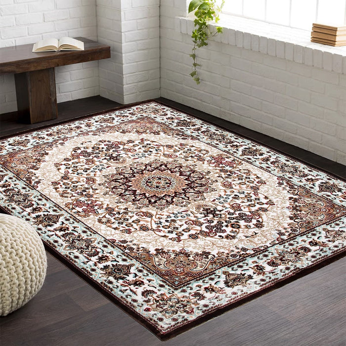 Istanbul Oriental White Space Rug - Kristal Carpets