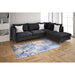 Promo Frieze Blue Point Rug 150x200 - Kristal Carpets